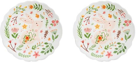HHFLRAWA Speiseteller, Keramikteller, Porzellanteller, 20 cm, dekorative Teller, Salat-Dessertteller, mikrowellengeeignet, spülmaschinenfest, Speiseteller für Salat, Nudeln, Dessert, Steak, Vorspeisen