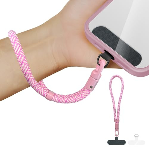 Anti-Theft Phone Wrist Strap, Adjustable Cell Phone Lanyard with Tether Tab | Compatible with iPhone & Most Mobile Phones, Lanyards for Camera & Keys, Universal Strap for Full-Cover Phone Cases