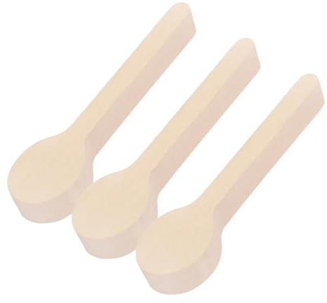Veemoon 3pcs Unfinished Wooden Spoon Blanks Carving Spoon Materials for DIY Projects Handmade from Wood Blanks for Kitchen Utensils Making