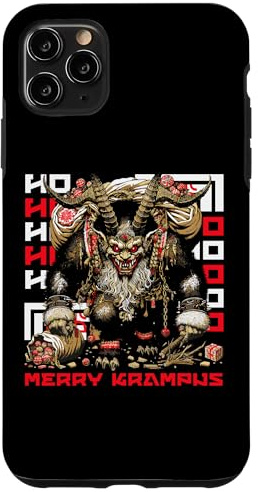 Japanese Kaiju Krampus Night Creepy Christmas Krampusnacht Case for iPhone 11 Pro Max