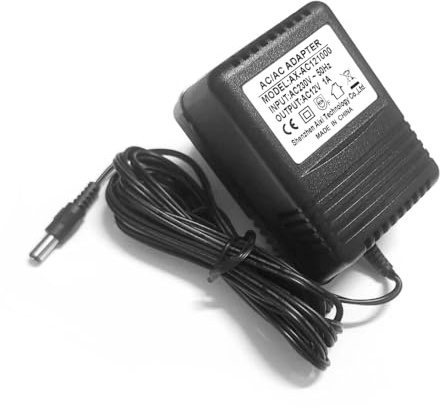 aixi-SHS Adaptador CA/CA 12V 1A Transformador CA de 230VCA a 12VCA, Adaptador de Corriente con Enchufe UE