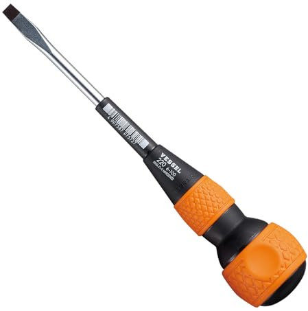 Vessel 220 Ball Grip -6x100 (Jis) 100mm Long -6 Screwdriver by Trusco