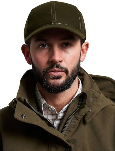 JACK PYKE Stealth Baseball Cap, Waterproof Breathable Silent Fabric, Adjustable Country-Style Hat for Men with Duckbill Peak, Hook & Loop Adjuster, Perfect for Outdoor & Casual Wear - Green