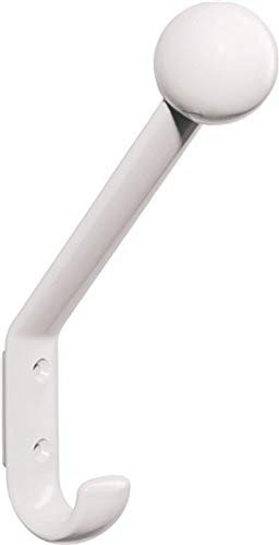 Garderobenhaken 477.90.080 einfach A.116mm PA 97 l ichtgrau H.172mm HEWI