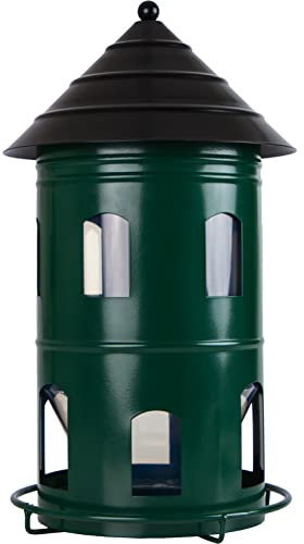 Wildlife Garden WG327 Gigant Futterstation Grün - Vogelfutterhaus aus Metall