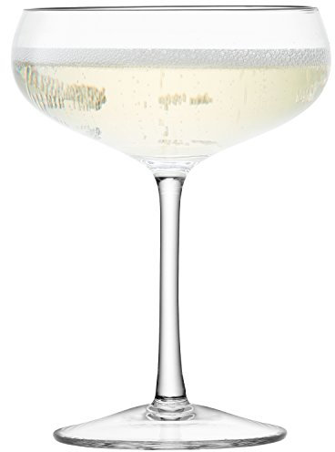 LSA International WI24 Wine, coppa da Champagne, 215 ml, Trasparente, Confezione da 4