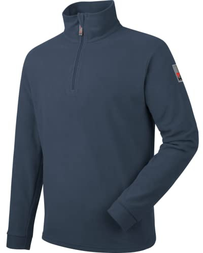 WÜRTH MODYF Fleecetroyer Luca – Atmungsaktiver Fleece Pullover mit Stehkragen – perfekt für Handwerk, Werkstatt, Arbeiten im Freien in schwarz, grün, blau, grau – Größen XS - 4XL