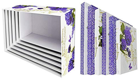 edle Deko Mottoparty Extra große Nistkasten GeschenkBoxen3 boxes Nistkasten Wunderschön gestaltet und verziert – perfekte Dekoration für Geschenke oder einfach um den House. XX Large, X Large,