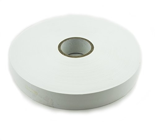 HAND® 25mm Blank Roll for Printing Wash Care Labels - Polyester Paper Fabric Material - 2500 Labels Long