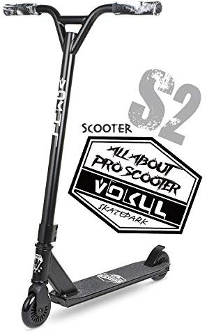 VOKUL TRII S2 Pro Stunt Scooter - Freestyle Tricks Stuntscooter Roller mit 100mm Rädern - mit 360 Grad schwenkbare Chromoly Lenker für 6+ Kinder & Erwachsene Trickscooter