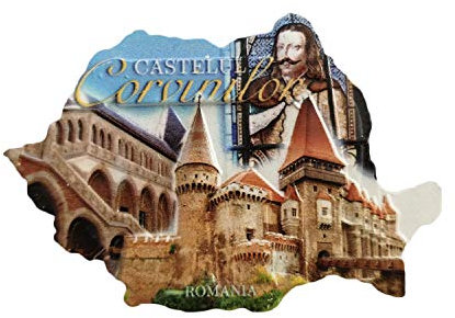Castelul Corvinilor Romania 3D Souvenir Fridge Magnet Gift,Handmade Home & Kitchen Decoration Romania Refrigerator Magnet Collection