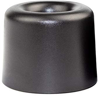 Enkotrade 1 Stück Türstopper Ø 30mm, zum Festschrauben, aus Kunststoff, Türpuffer Türanschlag oder als Möbelfuß verwendbar