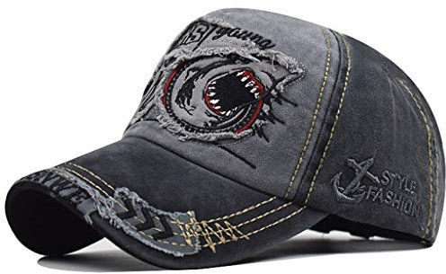 CheChury Cappellini con Visiera Uomo Vintage Cappellino Ricamo Unisex Baseball Cappellino Distressed Cappello Ciclismo Running Donna Baseball cap