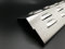 KOCH #72 Rostfreier Flammenverteiler 382 x 106mm passend z.B. Enders Boston Gasgrill - Universal Brennerabdeckung - Massiver V2A Edelstahl Stärke 1,25mm, 510g! Hochwertige Qualität Made in Germany!