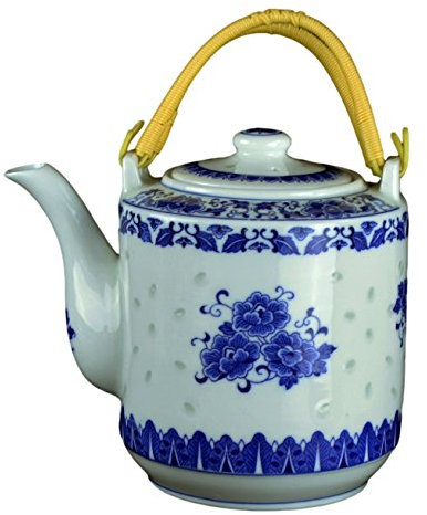 Grand Teapot, Enamelled stoneware, 1.3 litres, Serves 4 cups, Coastal Blue