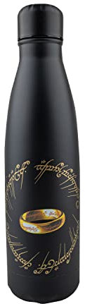 Cinereplicas Der Herr der Ringe: - Der Eine Ring 500ml Edelstahl Wasserflasche - Offizielle Lizenz…