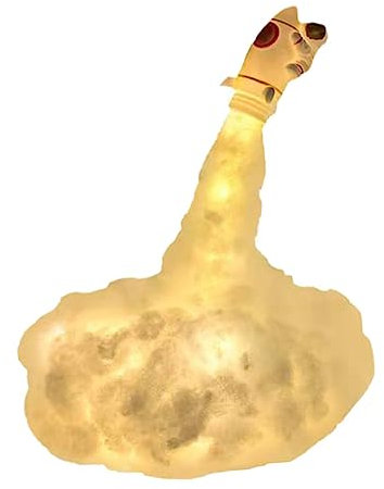 Milisten 1Stk Raketenlicht Nachtlicht kreatives Nachtlicht Weltraum Schreibtischlampen Nachttischlampen das romantische Lampe Lampenschmuck Kind