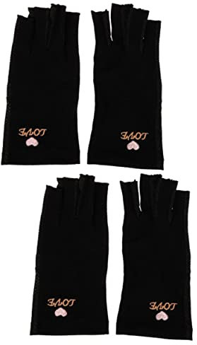 Healvian 4pièces De Fitness Portables Anti-uv Pour Femme De Manucure Élastiques Et Respirants Pour Cyclisme Conduite Et Activités De Plein Air Modèle