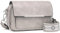Roulens Damen Handy Umhängetasche, Vegan Leder Crossbody Bag Schultertasche mit Verstellbar Abnehmbar Breiter Gurt