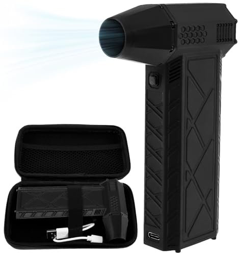 Turbo Jet Fan, Elektrische Staubgebläse, 130000 U/min, 8000mah, USB Wiederaufladbar, Überhitzungsschutz, Mini-Gebläse, Turbo-Jet-Gebläse, 14.5*8.6*5cm, Turbo Gewalttätiger Lüfter für Laptop Tastatur