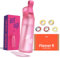 air up Official water bottle (22oz) Hot Pink + Flavor Fiesta pods 5x | Water bottle with straw | Flavored water bottle for gym zero sugar