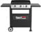 Royal Gourmet Plancha Gaz sur Chariot, 3 Brûleurs Puissance 7.5 kW, Plaque Amovible de Surface Cuisson 62,0 x 35,5 cm, Avec 2 Tablettes et 2 Roues, Portable pour Jardin et l' Extérieur, Noir