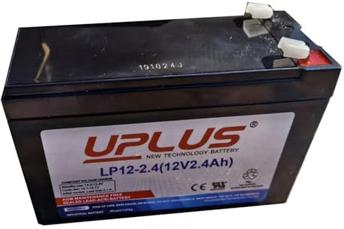UPLUS LP12-2.1 12V 2.1Ah Rechargeable Agm Battery, Sealed Lead Acid Replacement Batteries, for UPS Backup, Burglar Alarm with T1/F1 terminal