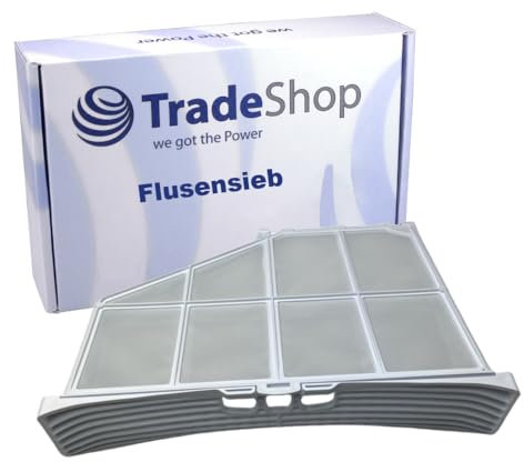 Trade-Shop Flusensieb Sieb Filtertasche Trocknersieb kompatibel mit AEG 136633902 1366339024 136633902/4 1366339-02/4 Trockner Wäschetrockner