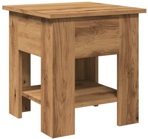 vidaXL Couchtisch, Beistelltisch mit Stauraum, Kaffeetisch Sofatisch für Wohnzimmer, Wohnzimmertisch, Modern, Artisan-Eiche Holzwerkstoff