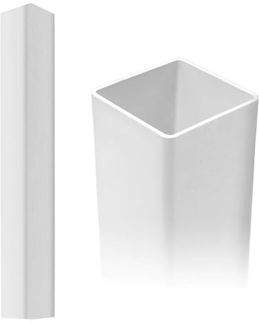 Aiwaiufu 2 Packs 39 x 4 x 4 Vinyl Post Sleeves, Railing Post Protectors, Fence Post Wraps, Post Cover for Renovations and Mounts, Deck Posts, Porch Posts, Mailbox Posts, and Fence Posts