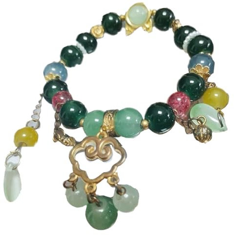 CHENJIRA Die Tagebücher Der Apothekerin Armbänder Glasperlen Kombi Kette Armreif Abnehmbarer Armband Schmuck