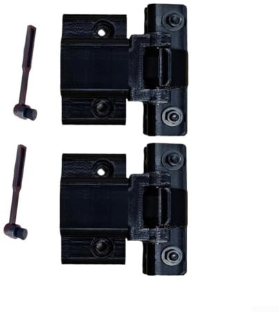 Replacement Turntable Hinges for Technics SL1200 Series MK2 MK5 - Dust Cover Bracket Fix Kit