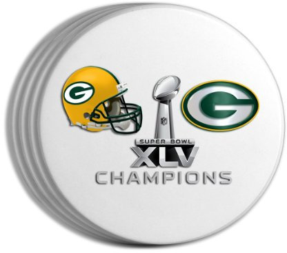 The Memory Company NFL Super Bowl XLV Champions Untersetzer, 4 Stück