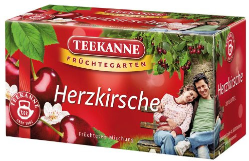 Teekanne Früchtegarten Herzkirsche - 20Beutel