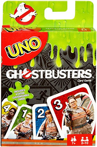 Uno Kartenspiel Ghostbuster der Film - mit 4 extra Karten speziell für die Ghostbusters-Fans