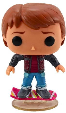 Zurück in die Zukunft II POP! Movies Vinyl Figur Marty McFly Hoverboard 10 cm