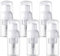 Alledomain 6Pcs Empty Foaming Pump Bottles, BPA Free Refillable Clear Plastic Small Foam Soap Dispenser for Cleaning, Travel, Cosmetics Packaging (30ml)