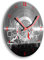 Kreative Feder Jazz Man New York Musik Schallplatten-Uhr Retro Vinyl Designer Wanduhr leise Quarzuhr ohne Ticken 30cm (Jazz Man, leises Quarzuhrwerk)