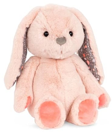 B. toys Kuscheltier Hase – Superweich mit langen Ohren – Plüschtier pfirsichfarben, Baby und Kinder Spielzeug für Mädchen und Jungen ab 0 Monate, Hellrosa