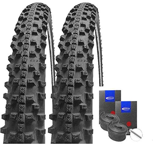 Set: 2 x Schwalbe Smart Sam Reflex Trekking Cross Reifen 44-622 / 28x1.65 + Schwalbe SCHLÄUCHE Autoventil