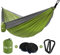 Glymnis Hängematte Ultraleicht Outdoor Reisehängematte Reise Hammock mit Aufhängeseilen und Stahlkarabinern Tragkraft bis 300 kg