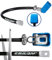 EBROM Cavo per batteria, cavo di massa per polo negativo (-) morsetto con chiusura rapida 35 mm² nero, da 30 cm a 5 m, occhielle/capicorda M6/M8/M10/M12 o senza capocorda 35 mm2-380 cm senza capicorda