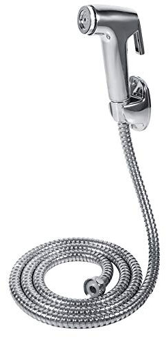Kit Doccia Bidet a Mano Con Soffione, Supporto e Tubo - Soffione per la Pulizia del Bagno a Risparmio d'Acqua in Acciaio Inossidabile