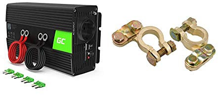 Green Cell®1000W/2000W 12V auf 230V Volt kfz Spannungswandler Wechselrichter Power Solar Inverter DC AC Umwandler Stromwandler Fahrzeuge Wohnwagen & HP Autozubehör 20221 Batterie-Polklemmen-Set