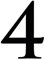 Chiffre Adhésif - Numéro de Boite aux Lettres en Plexi - Chiffre 4 - Hauteur : 5 cm - Coloris Noir - Plexiglass - Chiffres Boites aux Lettres - Numérotation - Double face au dos
