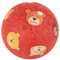 SIGIKID 42429 Kautschuk-Ball Bären PlayQ Mädchen und Jungen Babyspielzeug empfohlen ab 1 Jahr rot