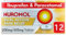 Nuromol Pain Relief Ibuprofen and Paracetamol Tablets, 12 Pack, Migraine Relief, Headache Relief, Joint, Period, Flu Tablets, Powerful Painkillers, Paracetamol, Pain and Fever