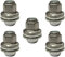 U/ D Radmuttern für Alufelgen, Jaguar XJ, XK, XF, XE, F-Typ, S-Typ, 5 Stück, Sechskant, Stahl, 1.25mm, M14, Klasse 1B