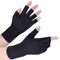 AovYoo Arthrose Handschuhe mit Kupfer, Fingerlose Rheuma Kompressionshandschuhe, Arthriti Gaming Handschuhe, Sehnenscheidenentzündung Rheumatische Schmerzlinderung,Karpaltunnelsyndrom (S)