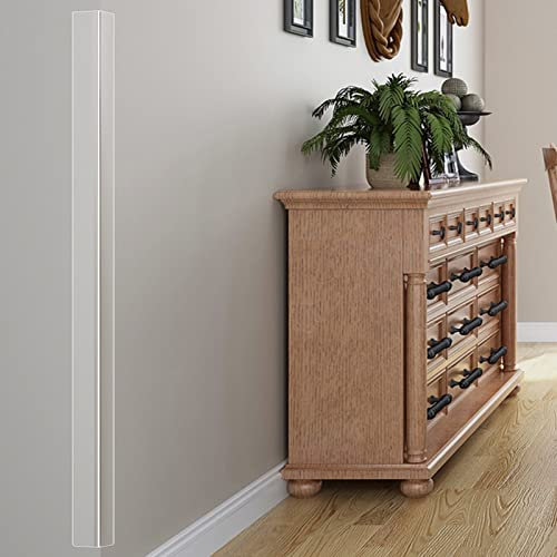 ERRULAN Garagen Wandschutz Eckenschutz Klarer Eckenschutz Für Wände, Selbstklebender Kantenschutz Für Tische/Tresen/Bettrahmen, Zierleiste In L-Form (Color : WxL, Size : 3x100cm/1.18x39.37 in)